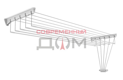 Сушилка для белья настенно-потолочная NIKA СНП 1,8 (белый) 9м